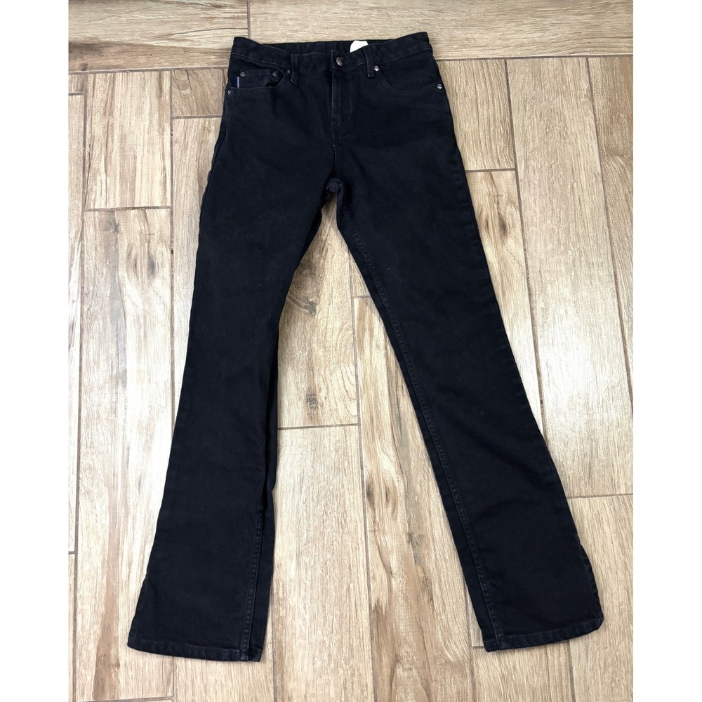 Boston Proper Black Bootcut Jeans Low‎ Rise Stretch Long Inseam 4L Y2K Vintage